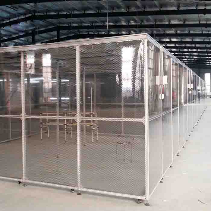 千級潔凈棚支撐架方通選擇鋁合金,制作美觀大方。